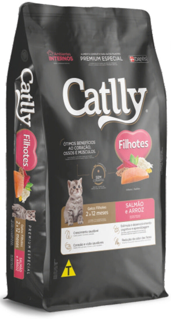 Catlly kitten food package on a white background