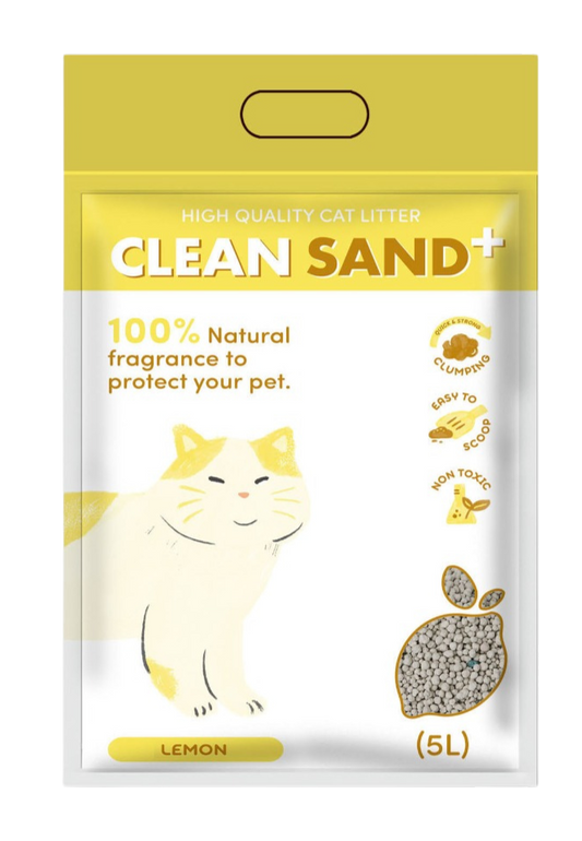 Clean Sand Cat litter lemon scent